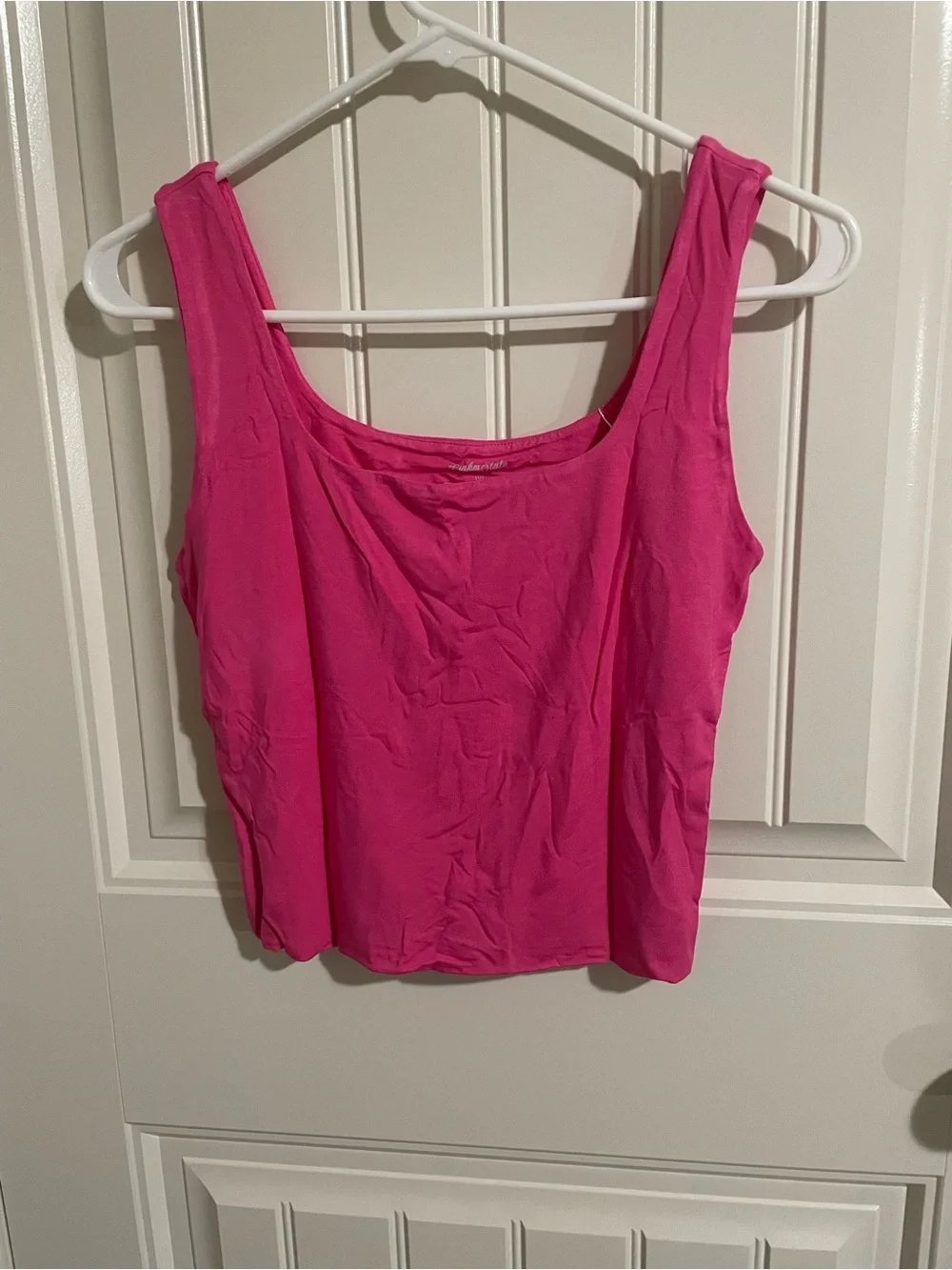 Set of 2 Scoop Neck Tank Top(blk/pink) - Picture 3 of 6